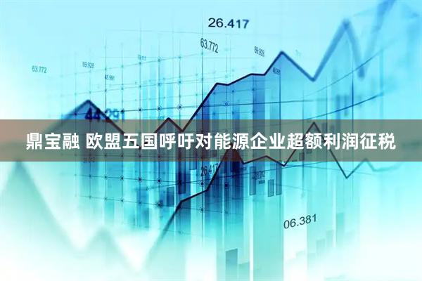 鼎宝融 欧盟五国呼吁对能源企业超额利润征税